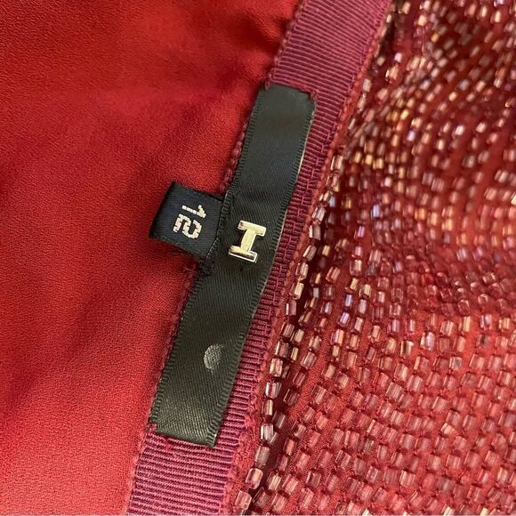 H By Halston Beaded Pencil Skirt Size 12 - Picture 6 of 6